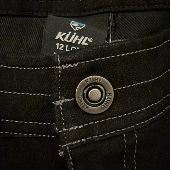 KUHL Legendary Pants Denim Black Jeans Size 12 Long - Picture 2 of 11